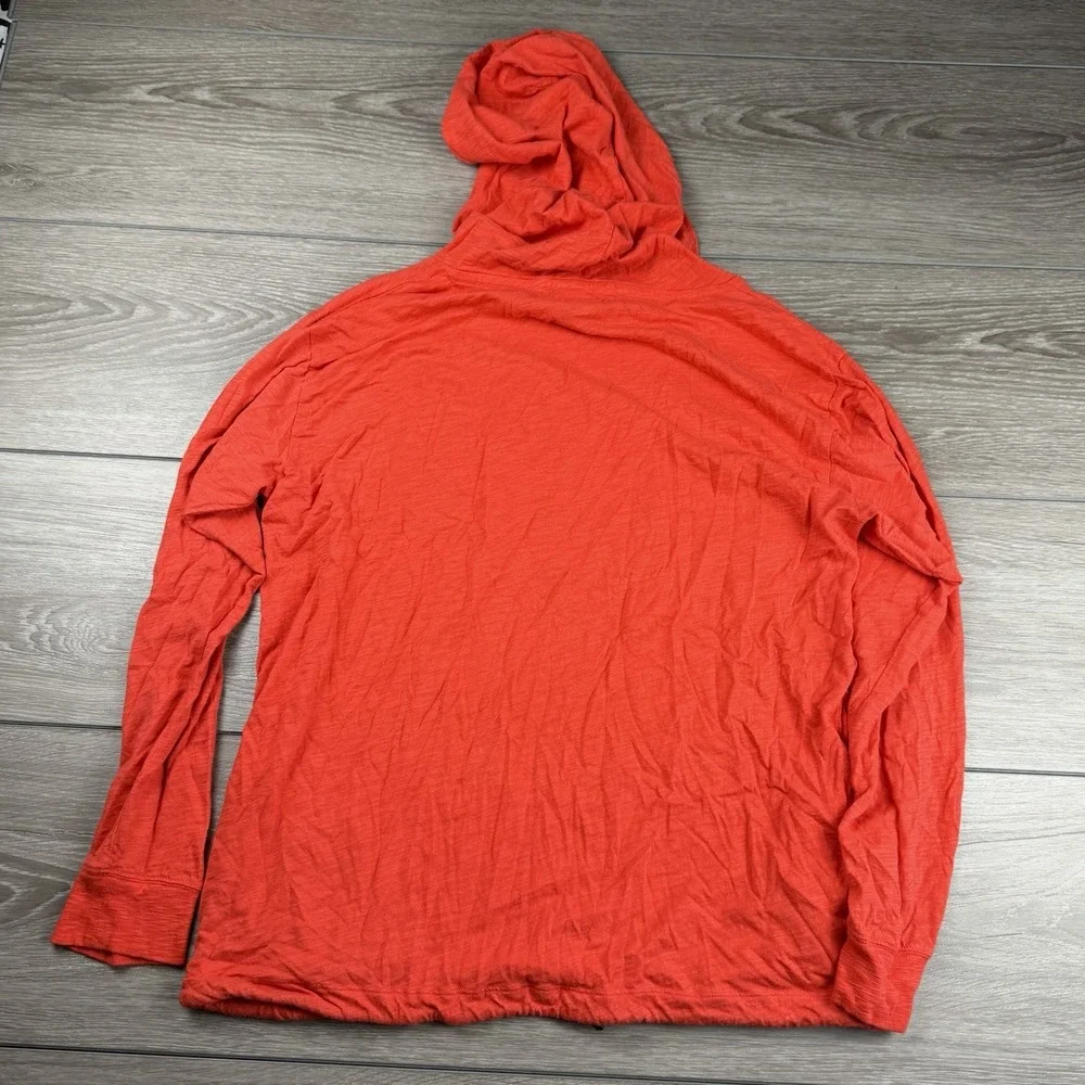 Victorias Secret Pink Women's Pullover Cheetah Logo Hoodie Red Medium - Picture 3 of 9